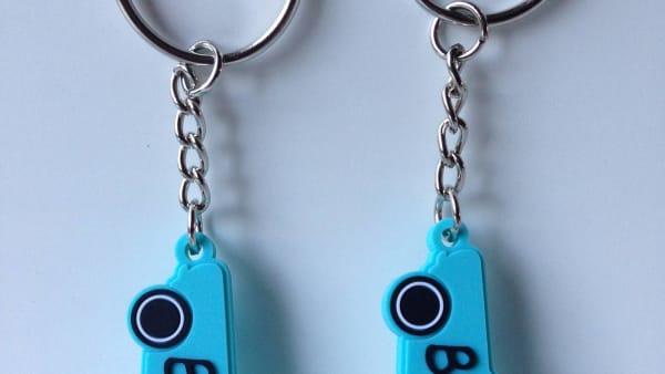 Blue Datto Keychain