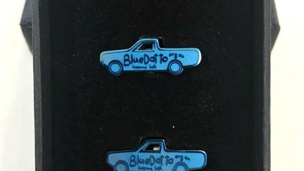 Blue Datto Mens Cufflinks